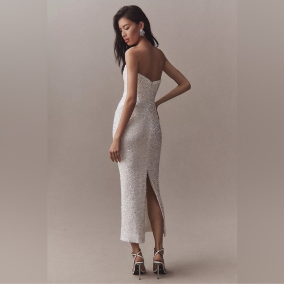 HELSI Leslie Strapless Dress White Bridal - Picture 2 of 8